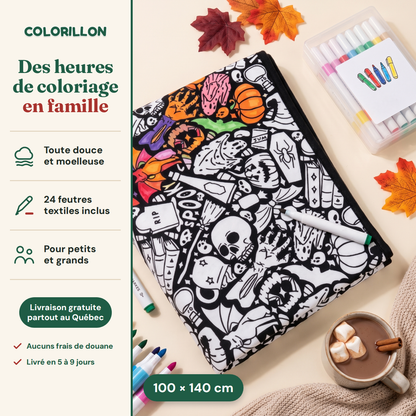 La couverture à colorier Colorillon